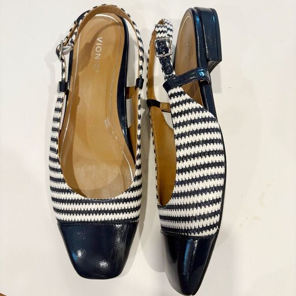 Vionic Petaluma Sling Back Spectator Navy Size 11 $135.00 - Picture 3 of 8
